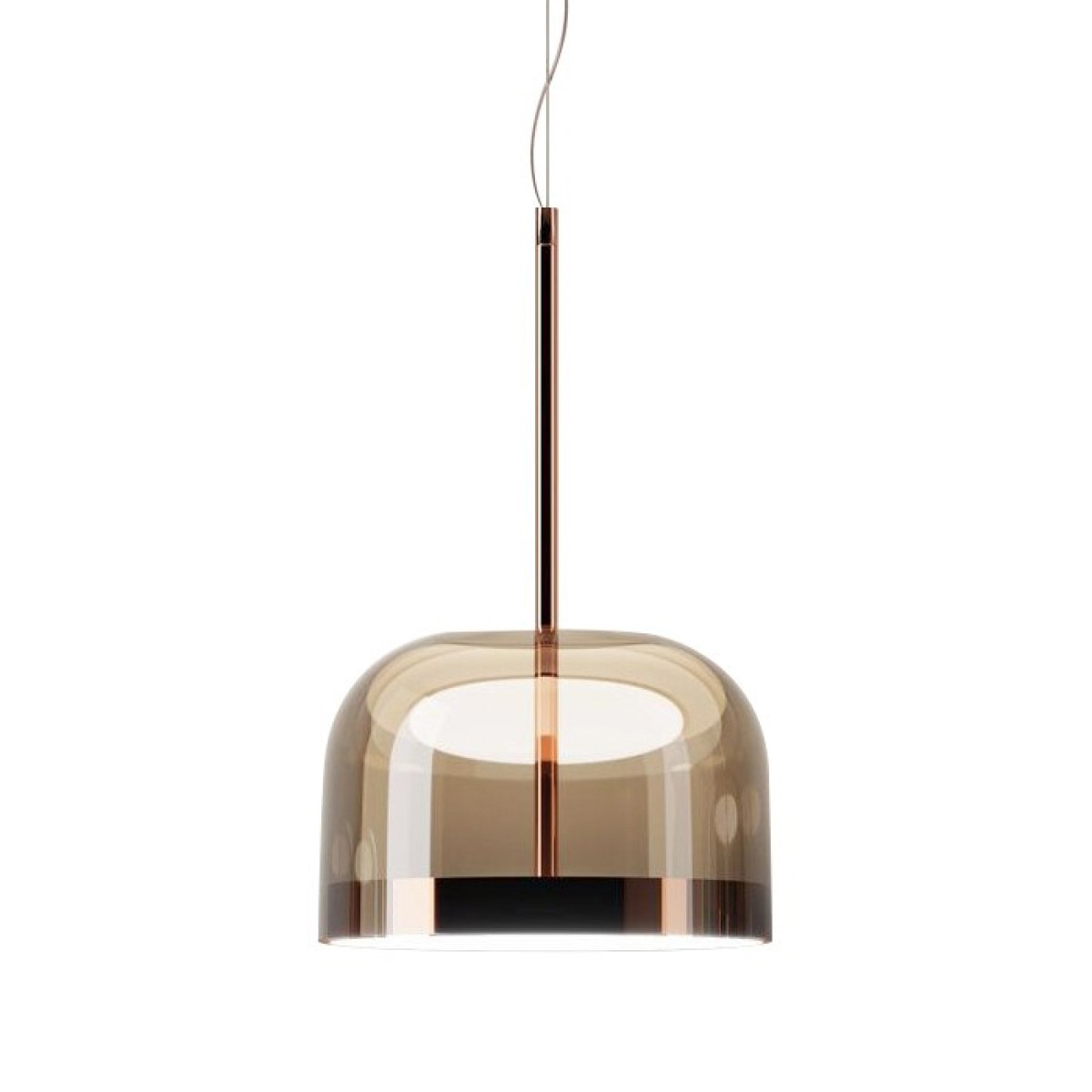 Подвесной светильник Delight Collection Equatore Large amber/copper