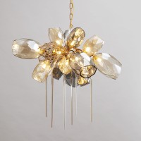 Люстра Delight Collection Britannica 8898P/AL gold/smoky