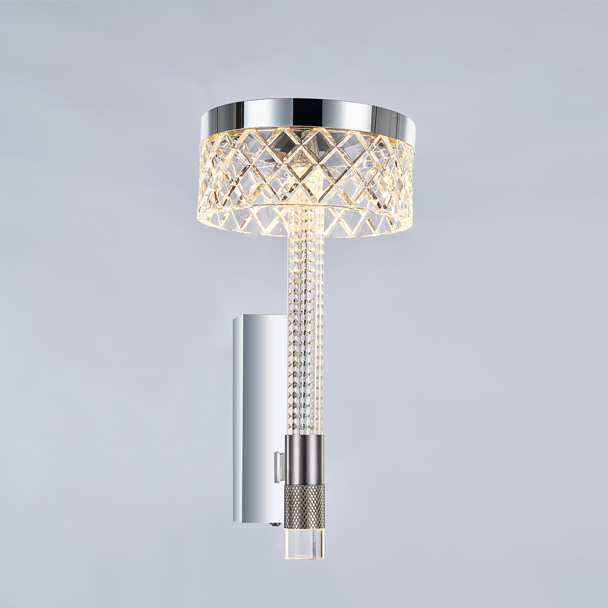 Настенный светильник Delight Collection Diamond cut MB21020075-1A chrome