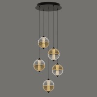 Подвесной светильник Delight Collection MD24022079-5A black/amber