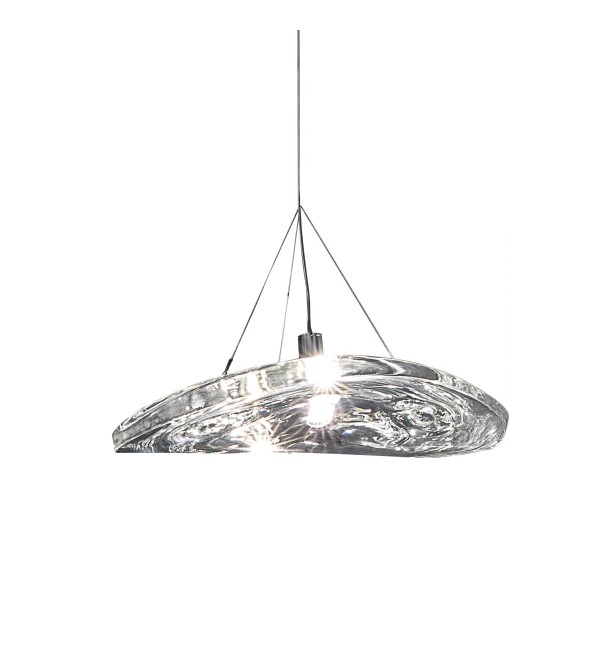 Подвесной светильник Delight Collection Manta 2049P/D300 silver/clear