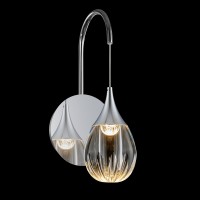Настенный светильник Delight Collection Stilla MB24001004-1A chrome/clear