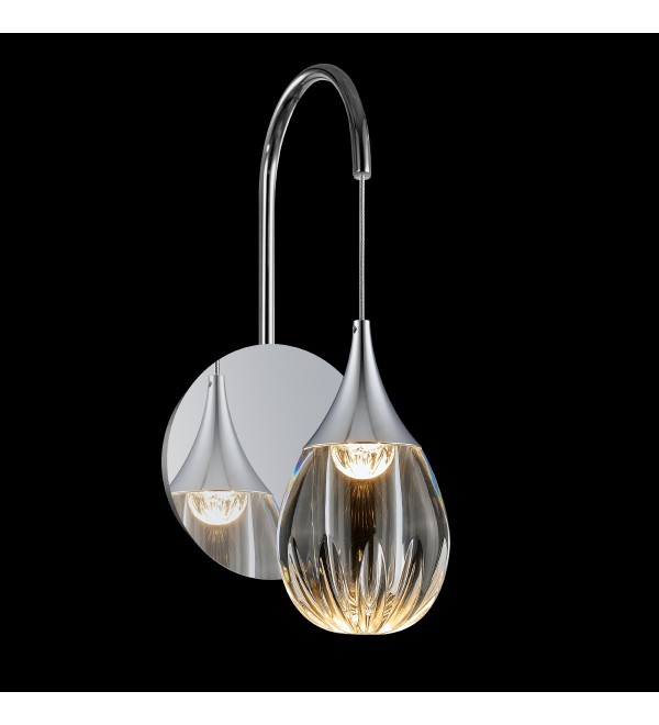 Настенный светильник Delight Collection Stilla MB24001004-1A chrome/clear