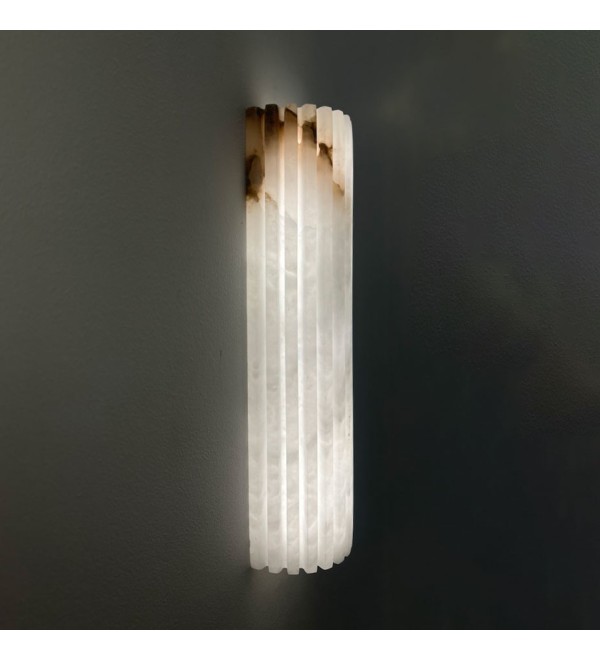 Настенный светильник Delight Collection DL-6485W 30cm Brass / White Alabaster