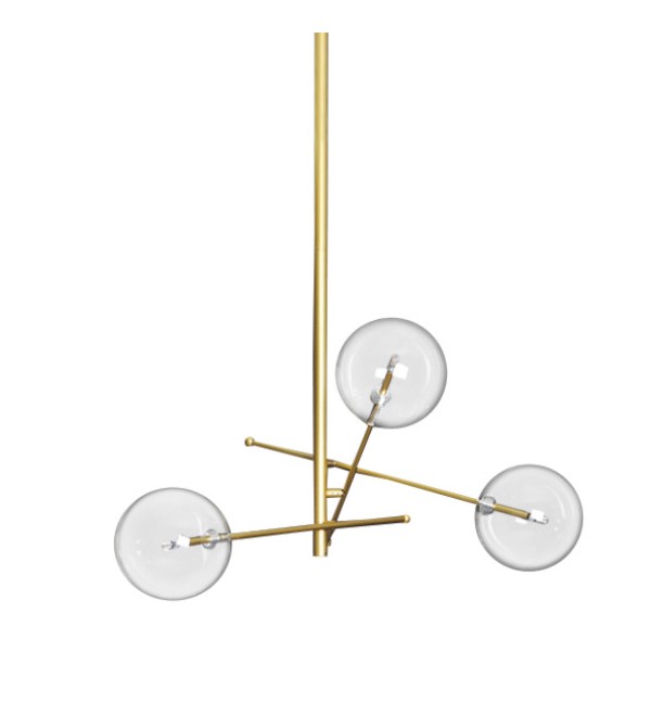 Люстра Delight Collection Globe Mobile 3A gold