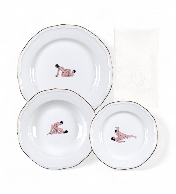 Тарелка Seletti Seikantai5271 INCLINED Set of 3