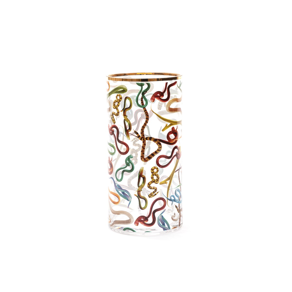 Ваза Seletti Toiletpaper Glass Vase Snakes Medium