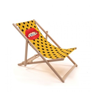 Шезлонг Seletti Toiletpaper Deckchair Shit