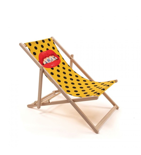 Шезлонг Seletti Toiletpaper Deckchair Shit