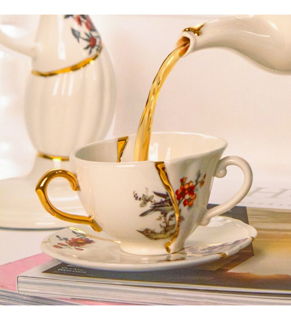 Чайная пара Seletti Kintsugi 1