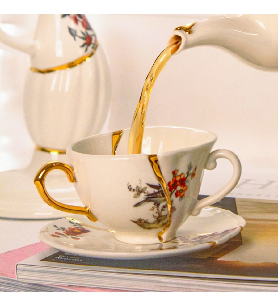Чайная пара Seletti Kintsugi 1