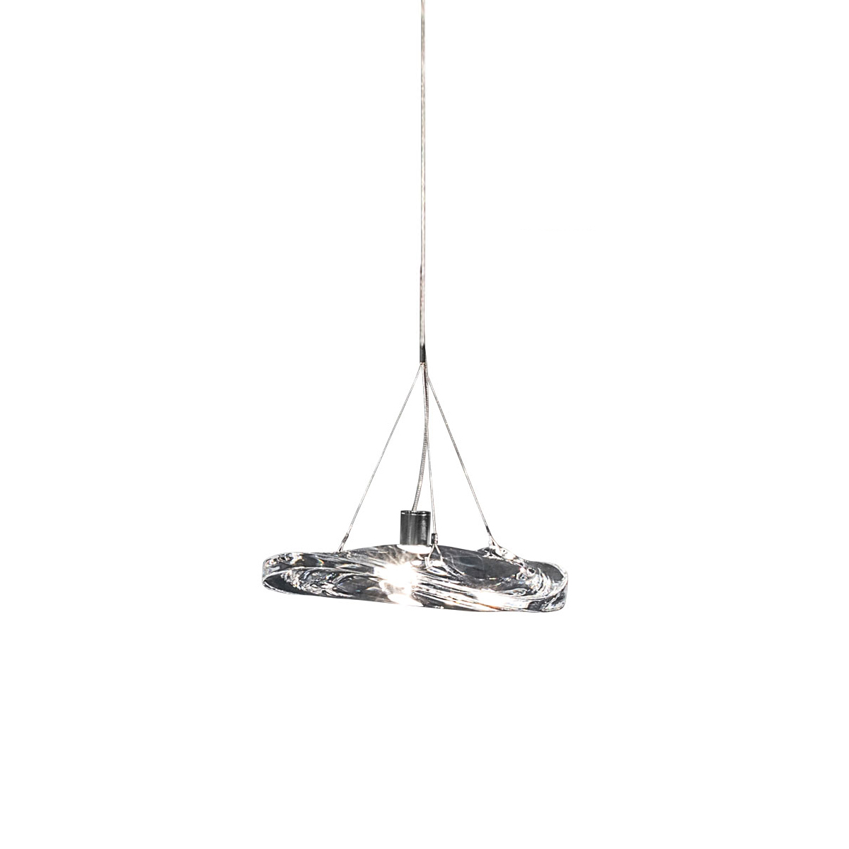 Подвесной светильник Delight Collection Manta 2049P/D200 silver/clear
