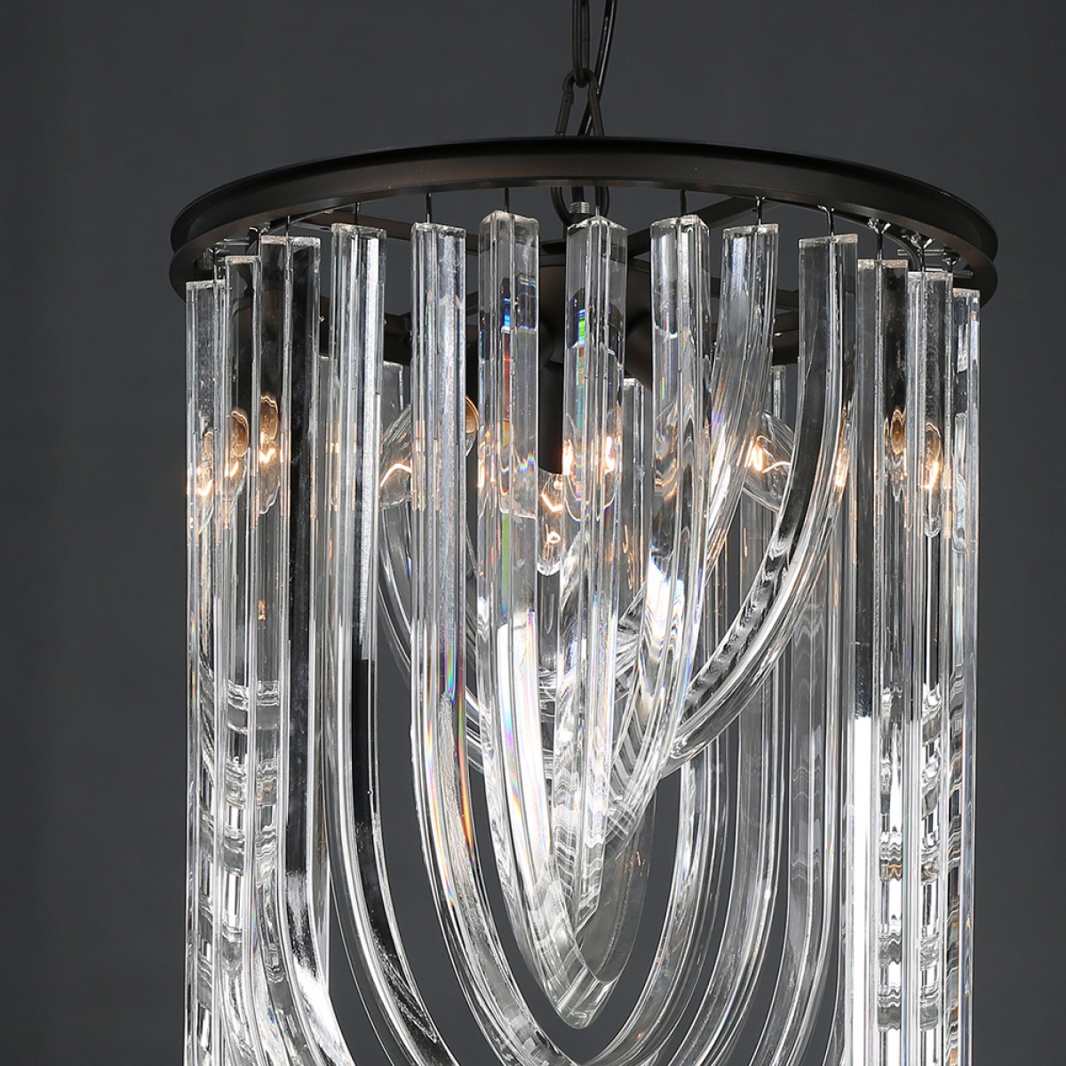 Люстра Delight Collection Murano 3 black
