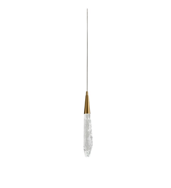Подвесной светильник Delight Collection OD2438-1 gold/clear