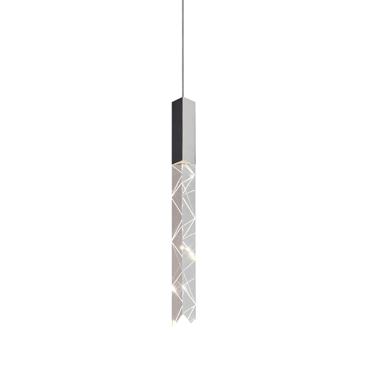 Подвесной светильник Delight Collection Trinity 1 chrome