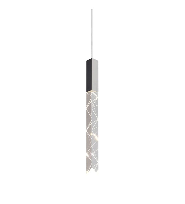 Подвесной светильник Delight Collection Trinity 1 chrome