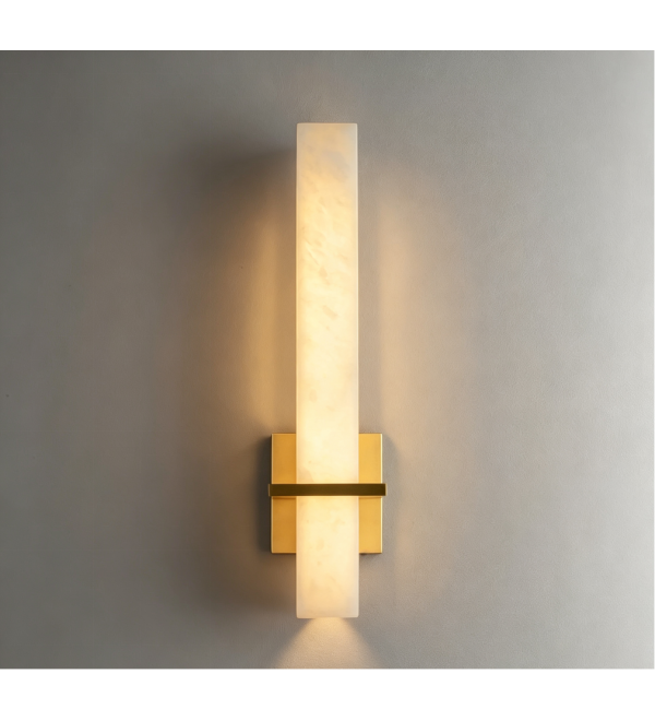 Настенный светильник Delight Collection DL-6556W Gold / White Alabaster