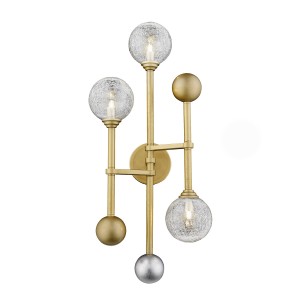 Настенный светильник Delight Collection Fluxus 3 gold