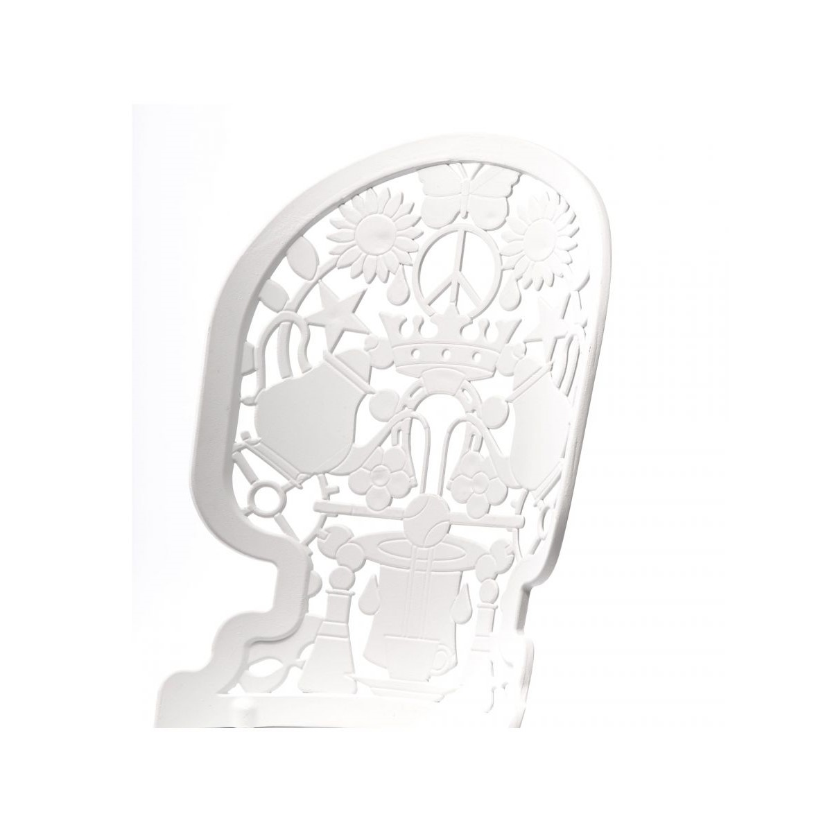 Стул Seletti Industry Collection Aluminium White (белый, арт. 18686_BIA)