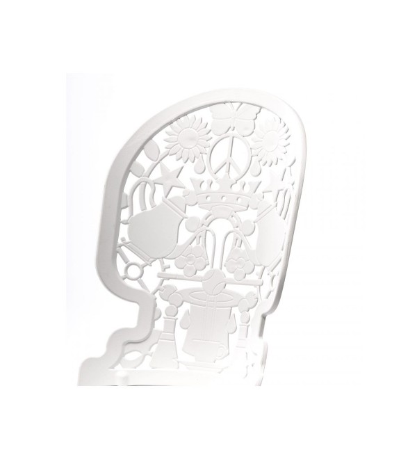 Стул Seletti Industry Collection Aluminium White (белый, арт. 18686_BIA)