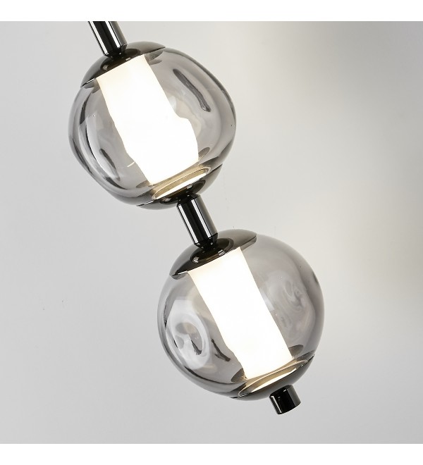 Настенный светильник Delight Collection OD2437 OB2437 pearl black/smoke