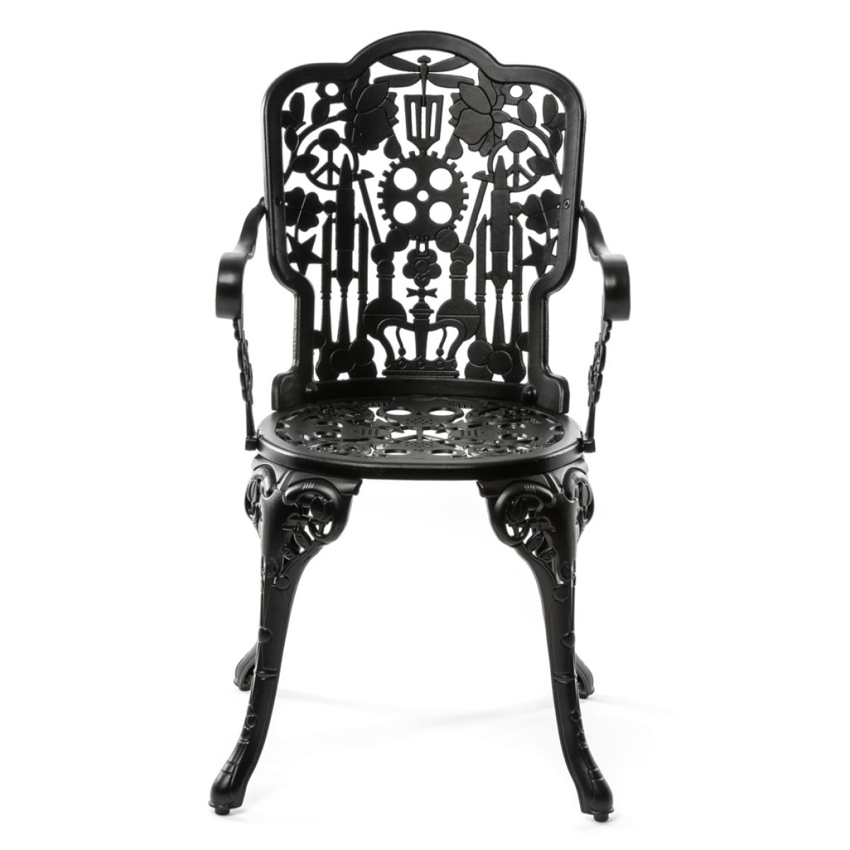 Стул Seletti Industry Collection Aluminium Black (черный)