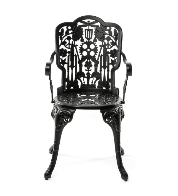 Стул Seletti Industry Collection Aluminium Black (черный)