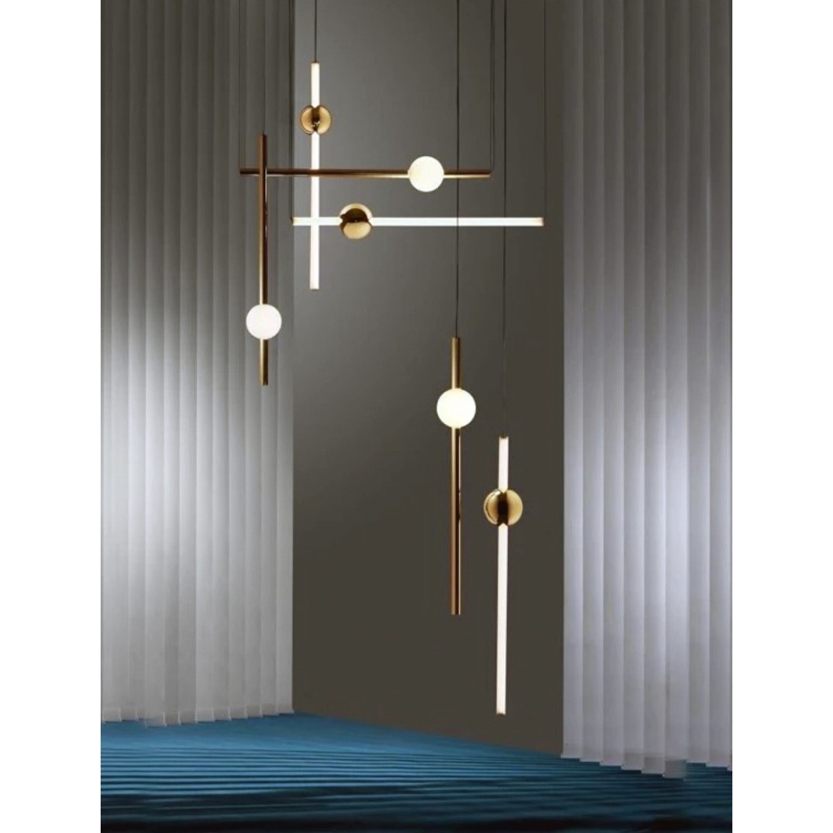 Подвесной светильник Delight Collection Orion A1 gold