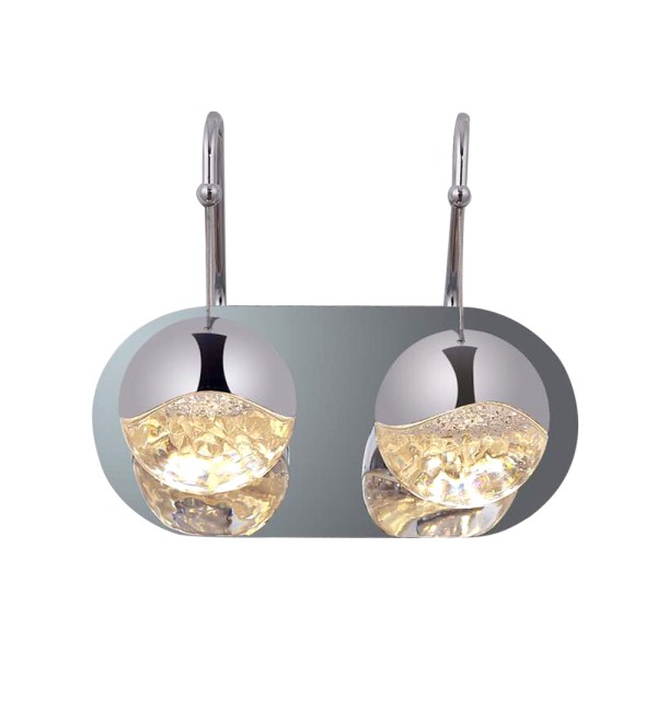 Настенный светильник Delight Collection Globo 2C nickel