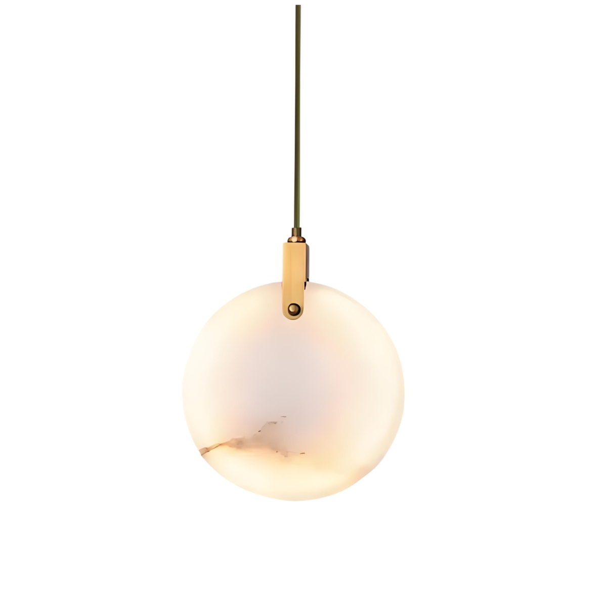 Подвесной светильник Delight Collection 11391P 15cm Brass / White Alabaster