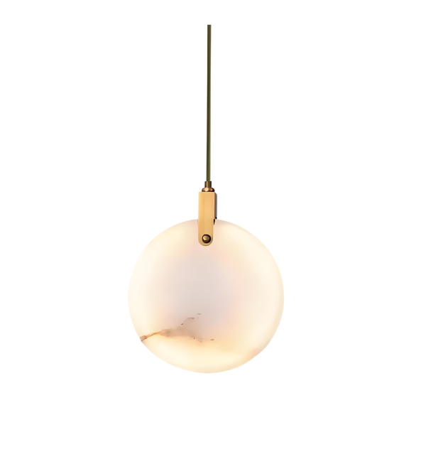 Подвесной светильник Delight Collection 11391P 15cm Brass / White Alabaster