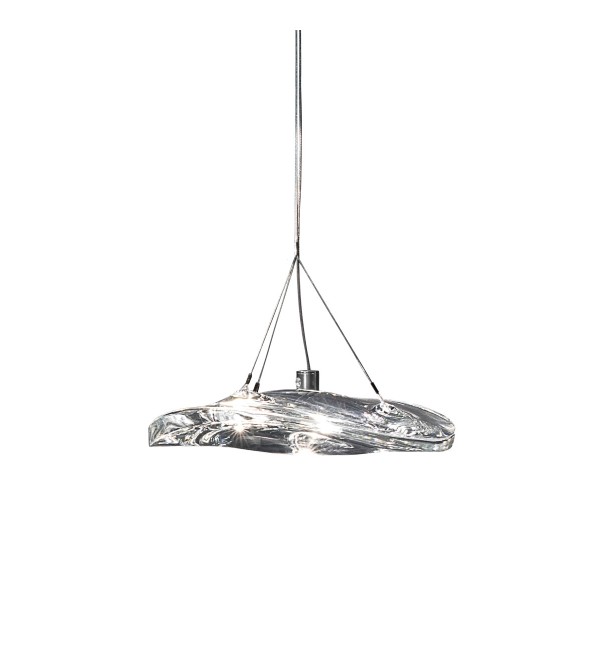 Подвесной светильник Delight Collection Manta 2049P/D250 silver/clear