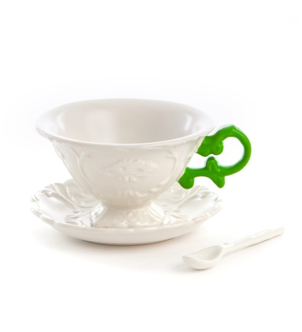 Чайная пара Seletti I-Wares I-Tea Green