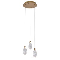 Подвесной светильник Delight Collection OD2440 OD2439-3 gold/clear