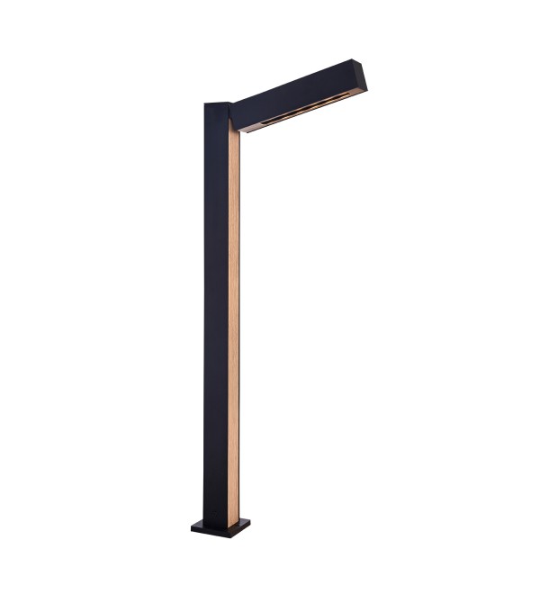 Фонарь Delight Collection GR0224-1A Black and Wood