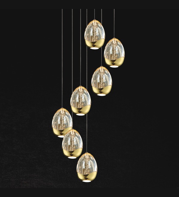 Подвесной светильник Delight Collection Terrene MD13003023-12A gold