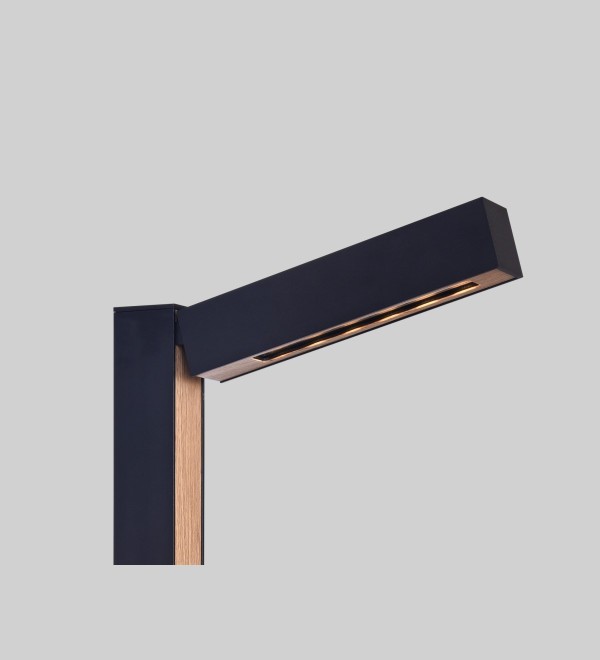 Фонарь Delight Collection GR0224-1A Black and Wood