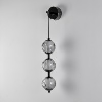 Настенный светильник Delight Collection OD2437 OB2437 pearl black/smoke