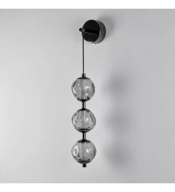 Настенный светильник Delight Collection OD2437 OB2437 pearl black/smoke