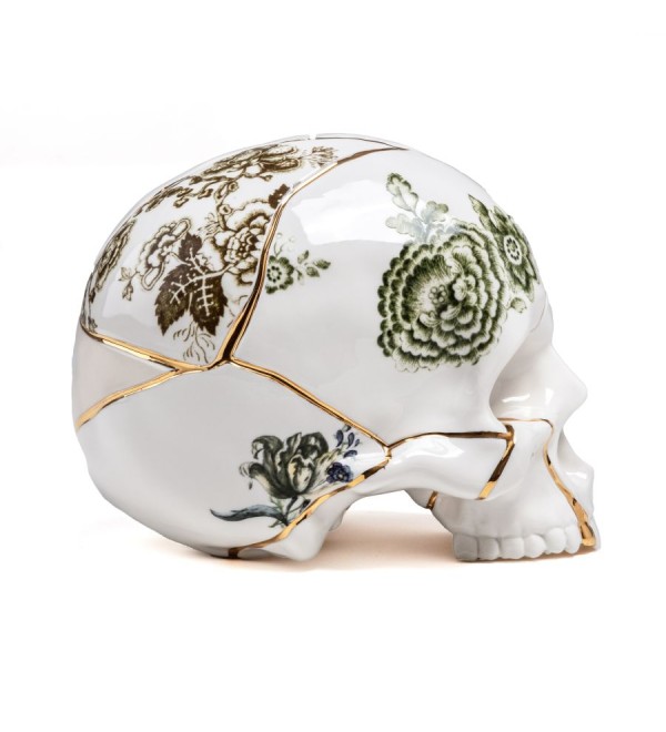 Статуэтка Seletti Kintsugi Skull
