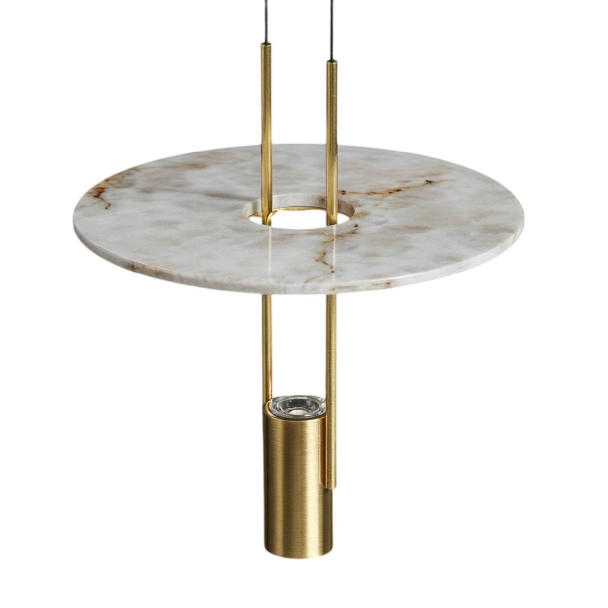 Подвесной светильник Delight Collection 26507P/1 Brass / White Alabaster