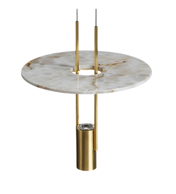 Подвесной светильник Delight Collection 26507P/1 Brass / White Alabaster