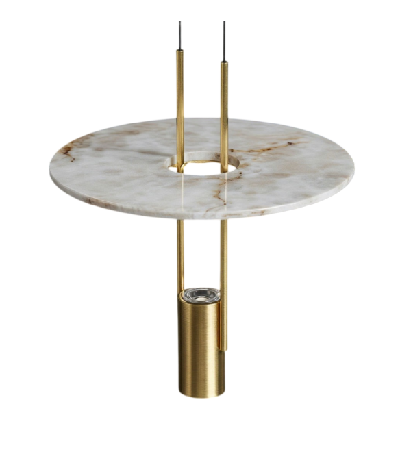 Подвесной светильник Delight Collection 26507P/1 Brass / White Alabaster