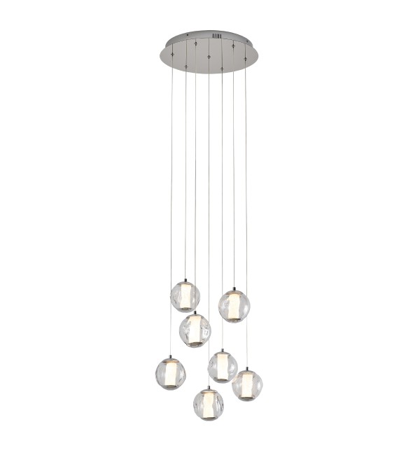Подвесной светильник Delight Collection OD2437-7 gold/clear
