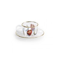 Кофейная пара Seletti Toiletpaper Glass I Love You