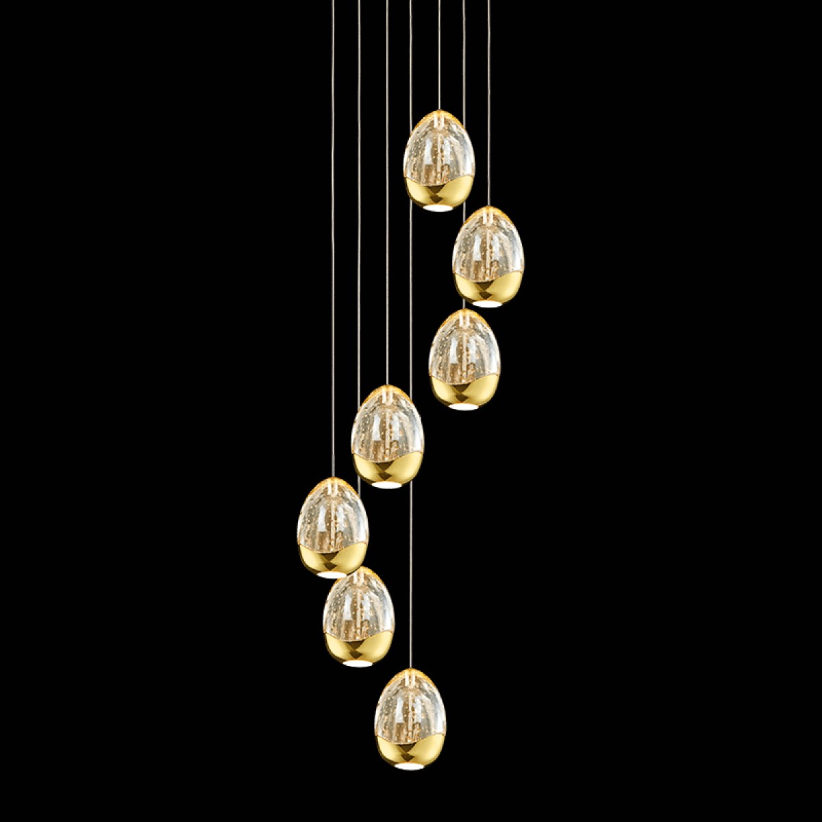 Подвесной светильник Delight Collection Terrene MD13003023-7A gold