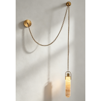 Подвесной светильник Delight Collection 26504P Brass / White Alabaster