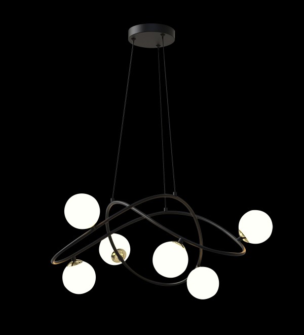 Люстра Delight Collection P0691-6A black