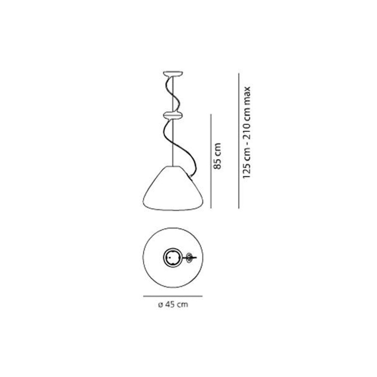 Подвесной светильник Artemide Capsule 1603010A