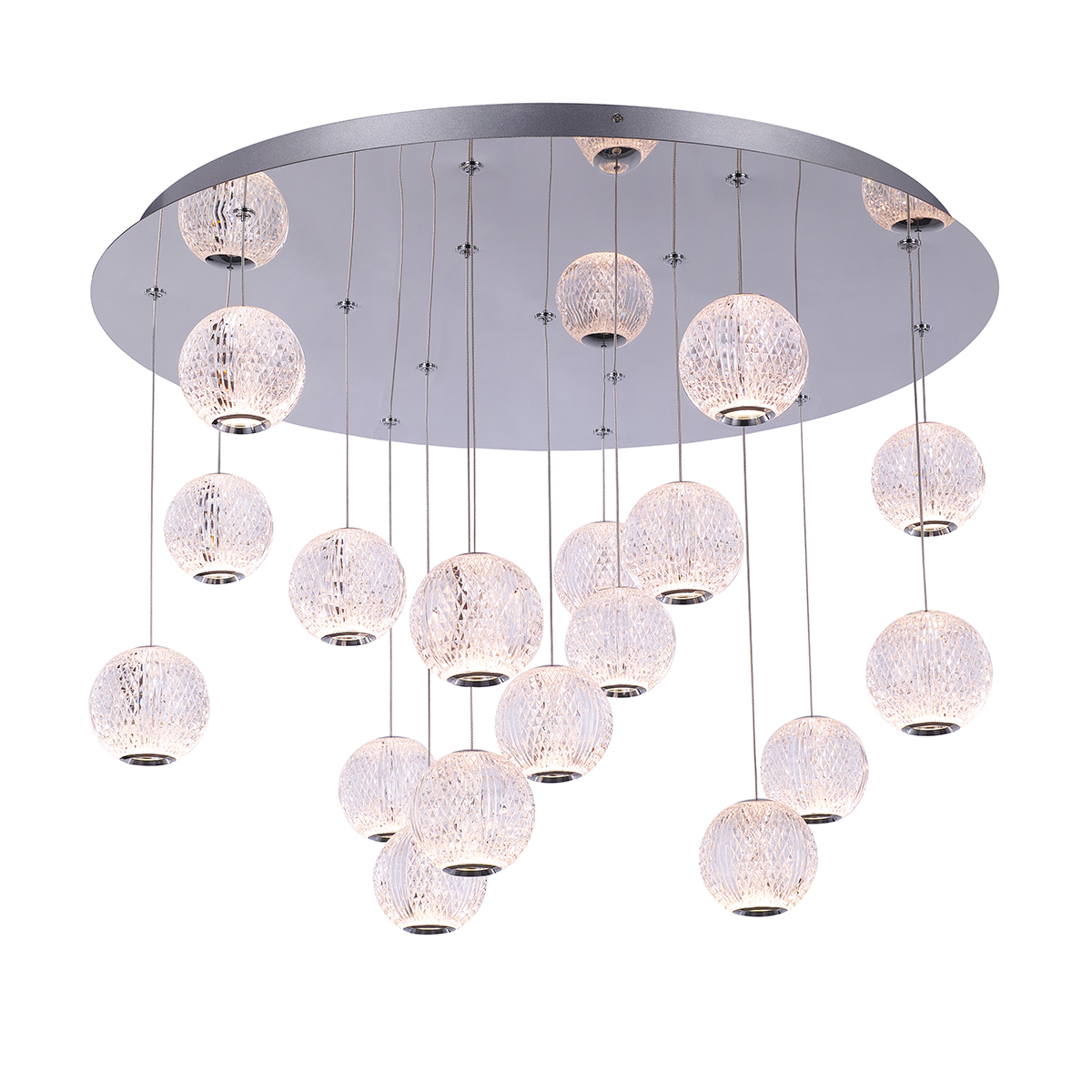 Подвесной светильник Delight Collection Elliot Diamante MD20001012-17A chrome